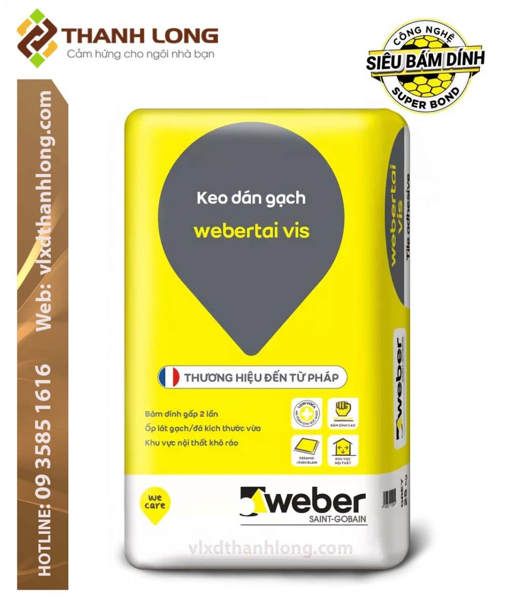 Keo dán gạch khu vực nội thất khô ráo